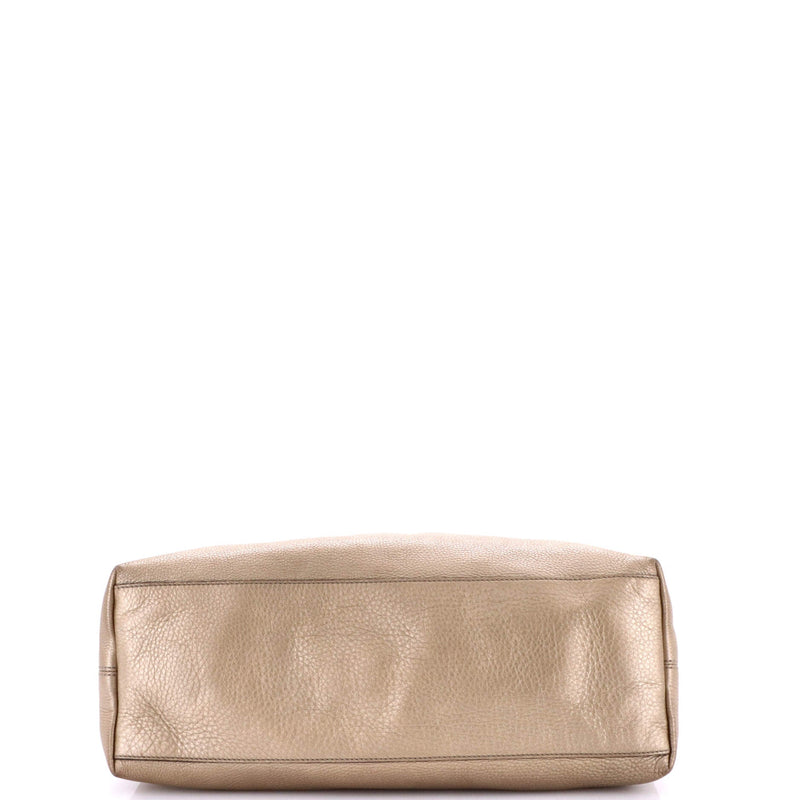 Soho Chain Strap Shoulder Bag Leather