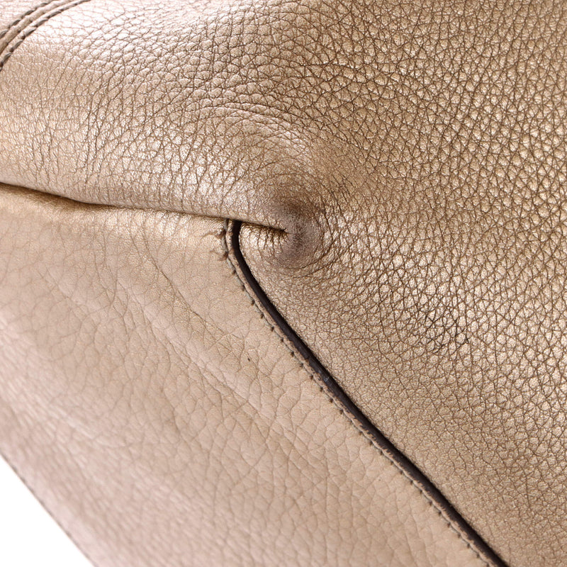 Soho Chain Strap Shoulder Bag Leather