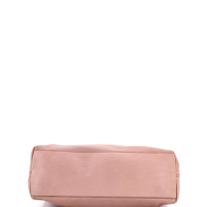 Soho Chain Strap Shoulder Bag Leather