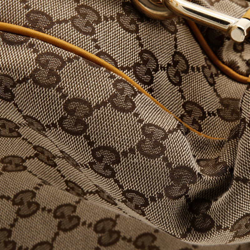 Diana Bamboo Shoulder Bag Gg Canvas