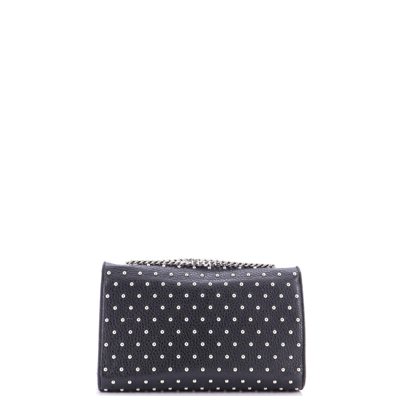 Miss Bamboo Shoulder Bag Studded Leather