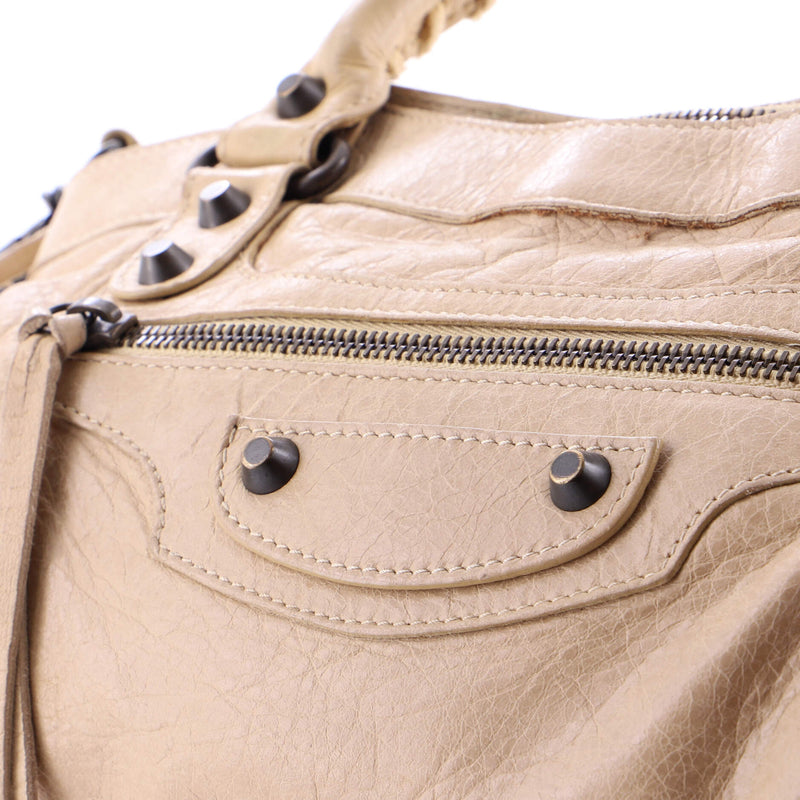 First Classic Studs Bag Leather