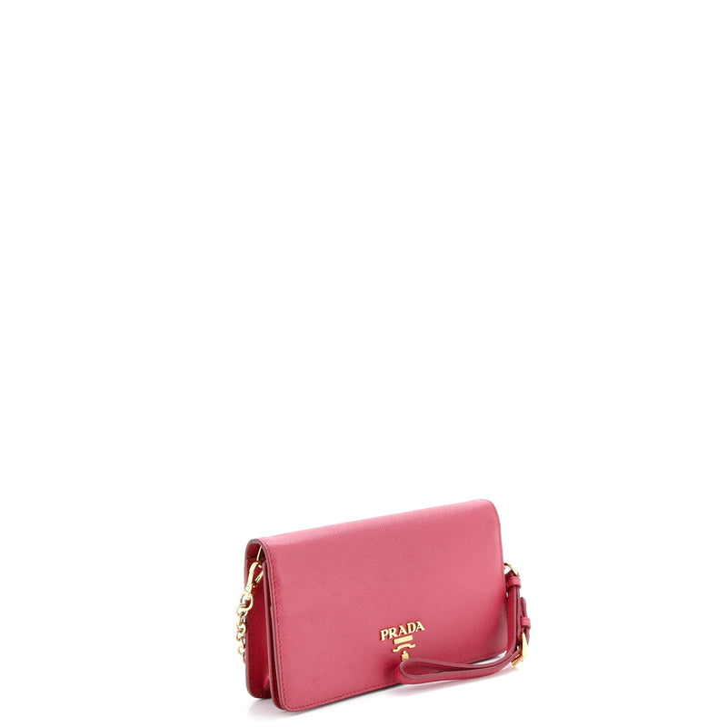 Wristlet Wallet On Chain Saffiano