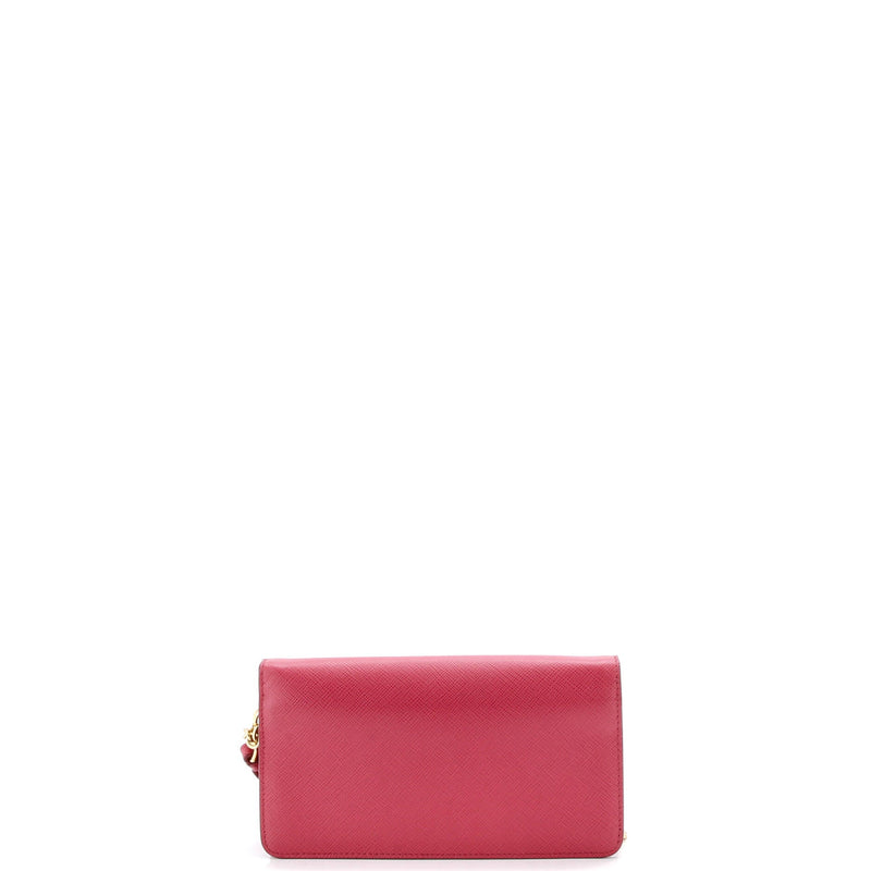 Wristlet Wallet On Chain Saffiano
