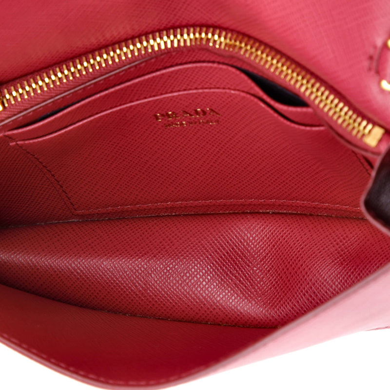 Wristlet Wallet On Chain Saffiano