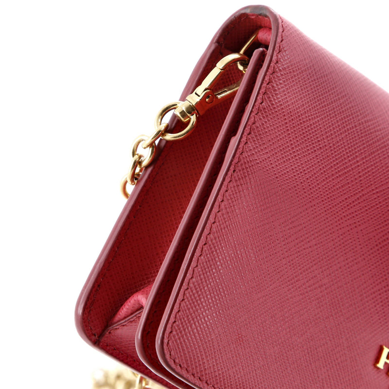 Wristlet Wallet On Chain Saffiano