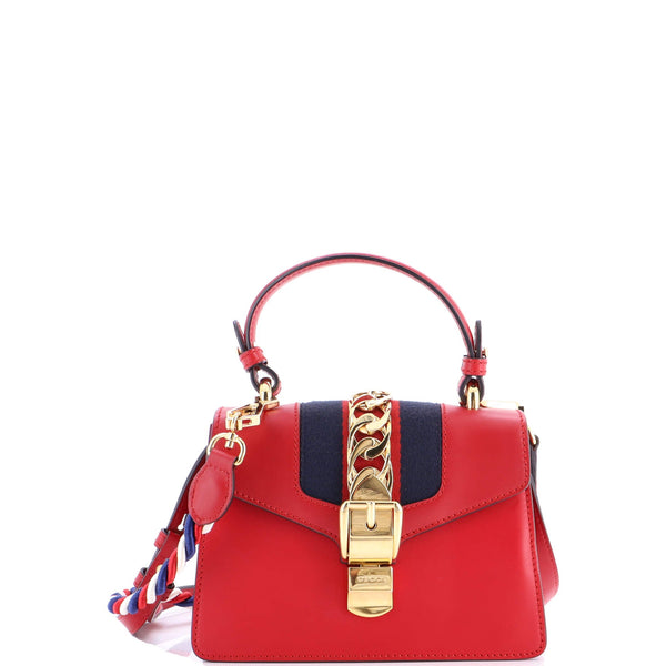 Sylvie Top Handle Bag Leather Mini