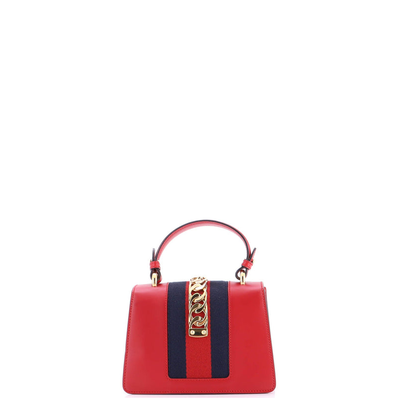 Sylvie Top Handle Bag Leather Mini