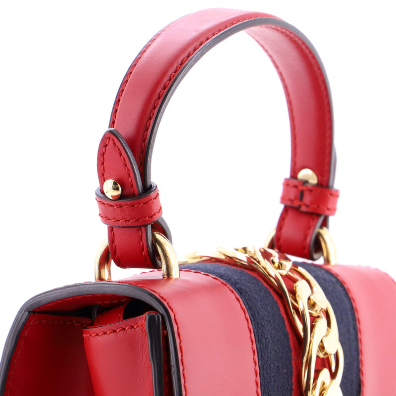 Sylvie Top Handle Bag Leather Mini
