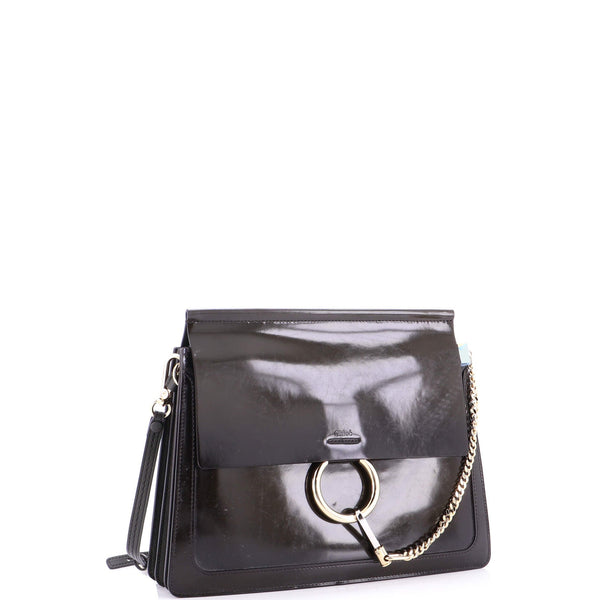 Faye Shoulder Bag Patent Medium