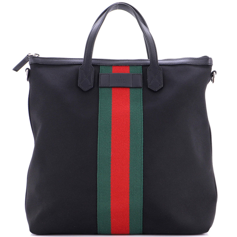 Web Zip Tote Techno Canvas Medium