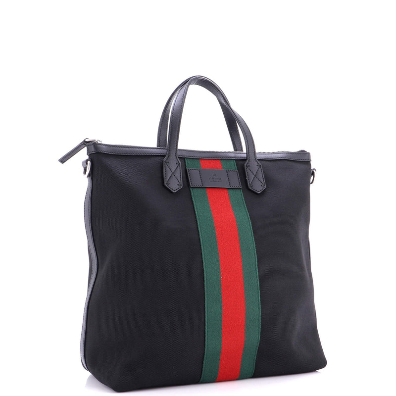Web Zip Tote Techno Canvas Medium