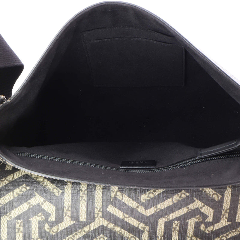 Bee Web Flap Messenger Bag Caleido Gg