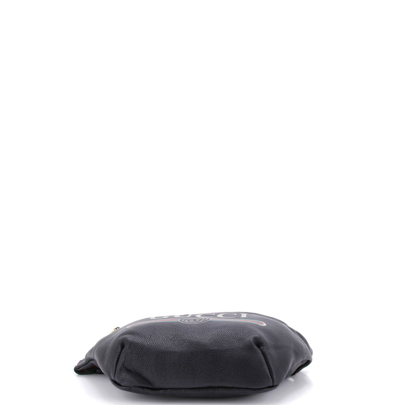 Logo Belt Bag Printed Leather Medium