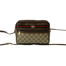 Ophidia Shoulder Bag Gg Coated Canvas