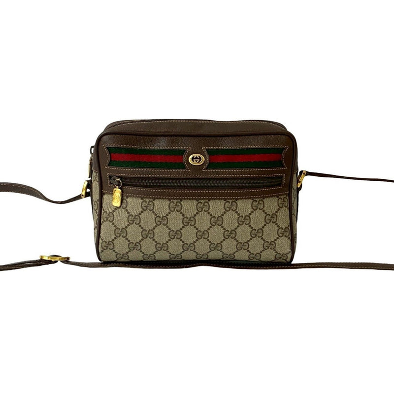 Ophidia Shoulder Bag Gg Coated Canvas