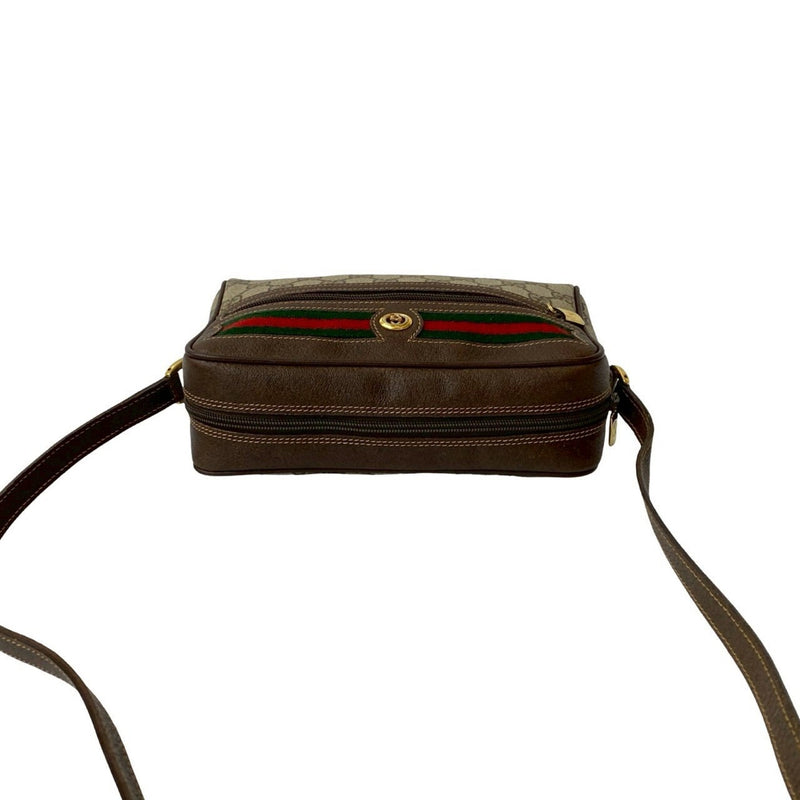 Ophidia Shoulder Bag Gg Coated Canvas