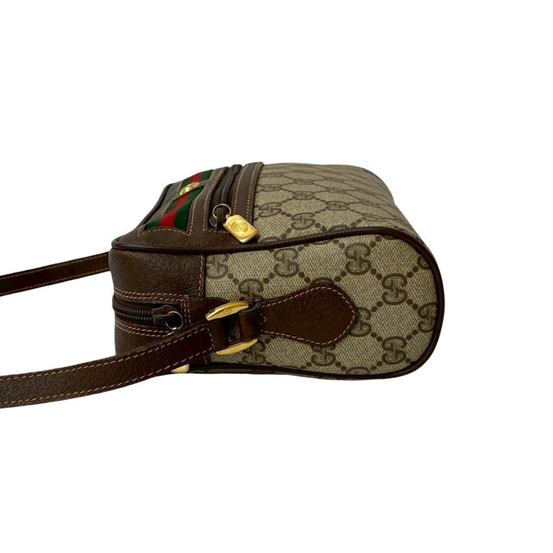 Ophidia Shoulder Bag Gg Coated Canvas