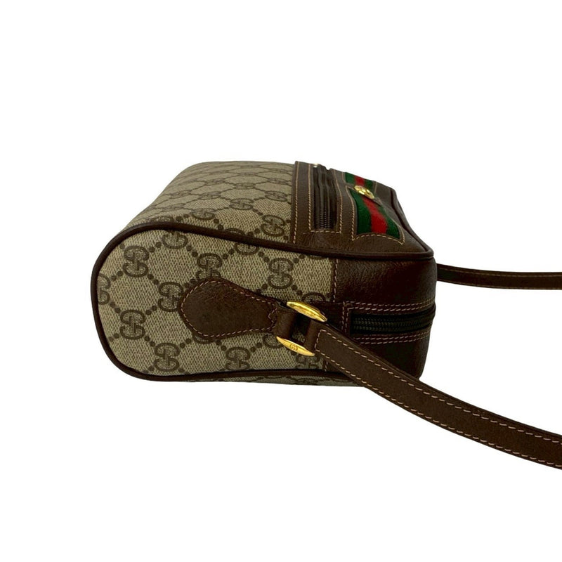 Ophidia Shoulder Bag Gg Coated Canvas