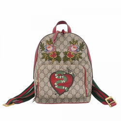 Zip Pocket Backpack Embroidered Gg