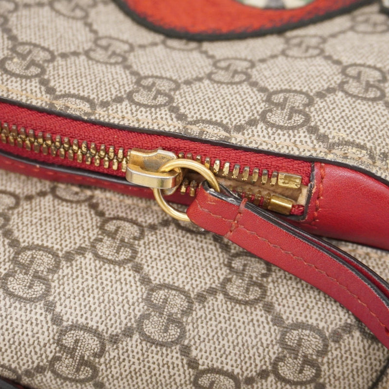 Zip Pocket Backpack Embroidered Gg