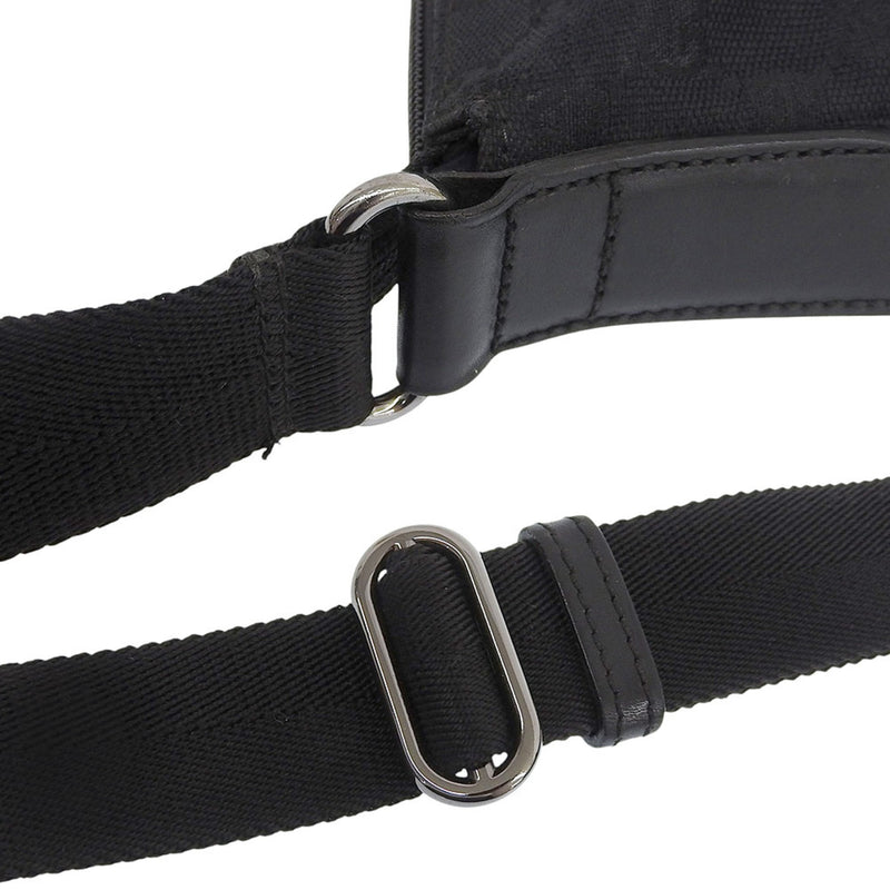 Zip Messenger Bag Gg Canvas With