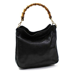 Diana Bamboo Shoulder Bag Leather Medium