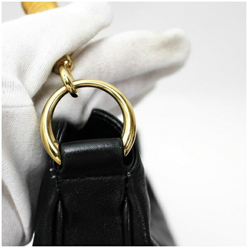 Diana Bamboo Shoulder Bag Leather Medium