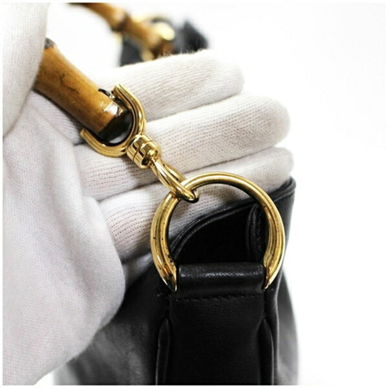 Diana Bamboo Shoulder Bag Leather Medium