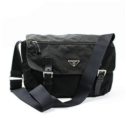 Zip Buckle Messenger Bag Tessuto Medium