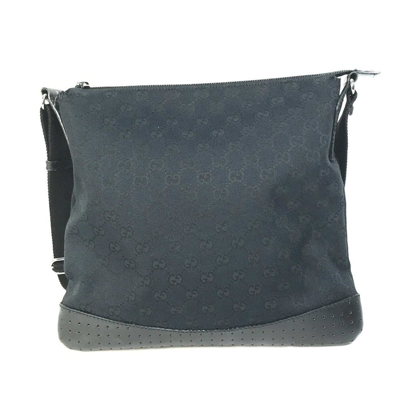 Zip Messenger Bag Gg Canvas With