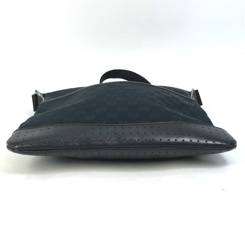Zip Messenger Bag Gg Canvas With