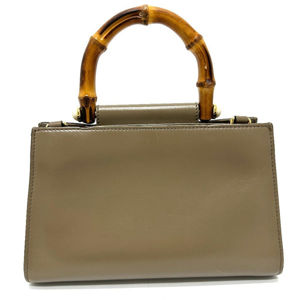 Nymphaea Top Handle Bag Leather Mini