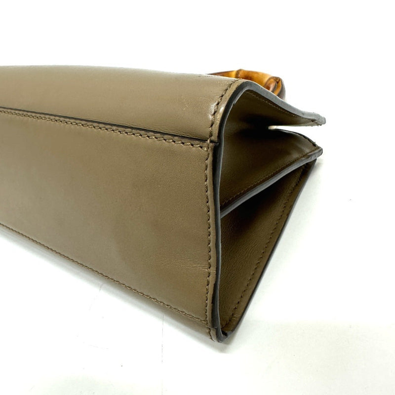 Nymphaea Top Handle Bag Leather Mini