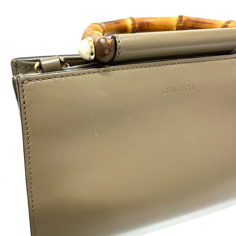 Nymphaea Top Handle Bag Leather Mini