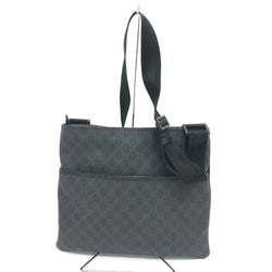 Front Zip Flat Messenger Bag Gg Coated