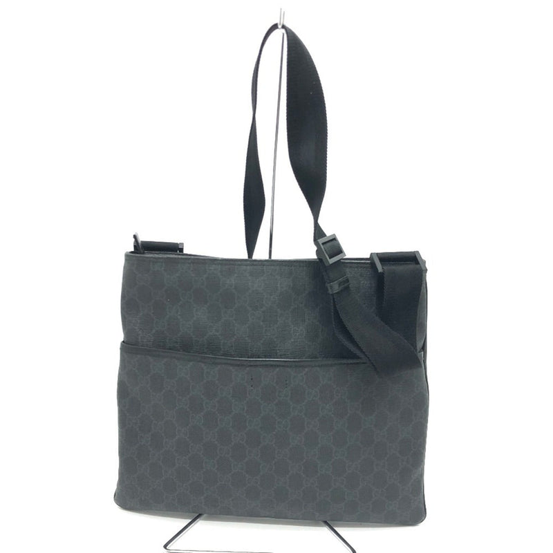 Front Zip Flat Messenger Bag Gg Coated