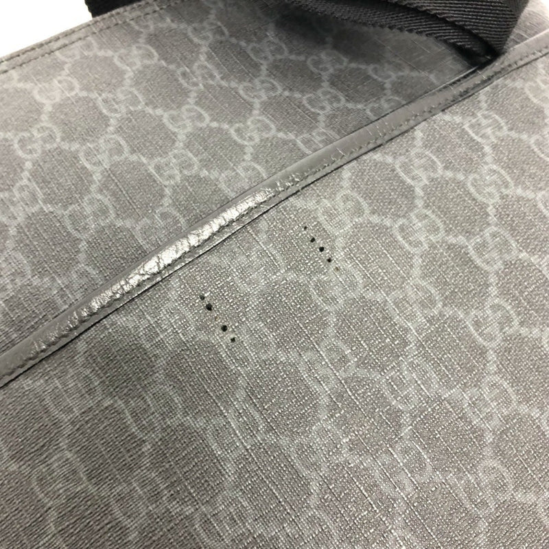 Front Zip Flat Messenger Bag Gg Coated