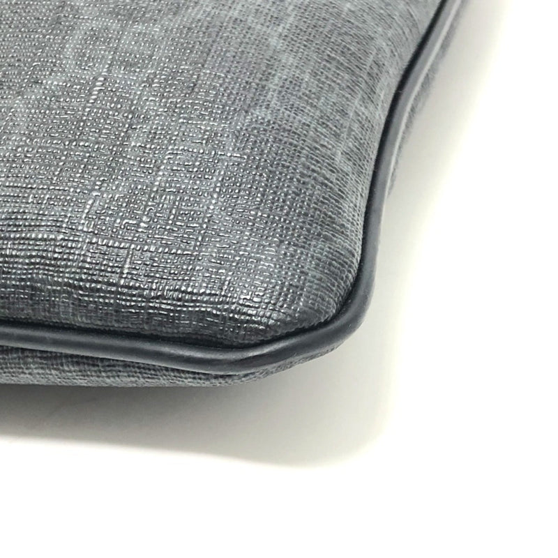 Front Zip Flat Messenger Bag Gg Coated