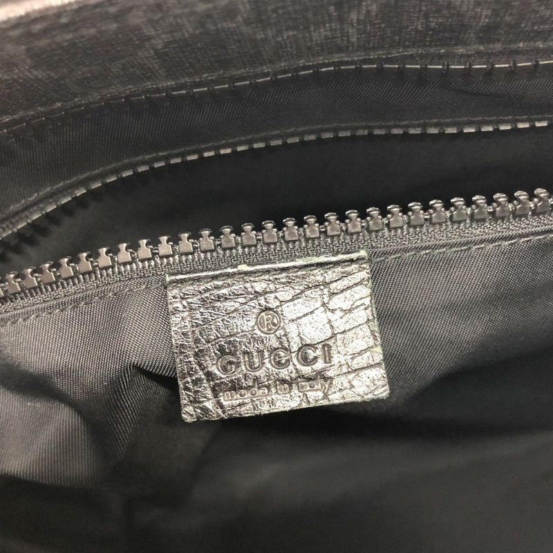 Front Zip Flat Messenger Bag Gg Coated
