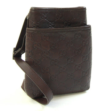 Zip Messenger Bag Guccissima Leather