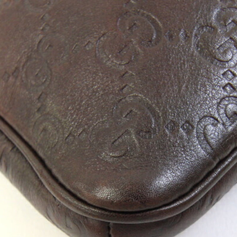 Zip Messenger Bag Guccissima Leather