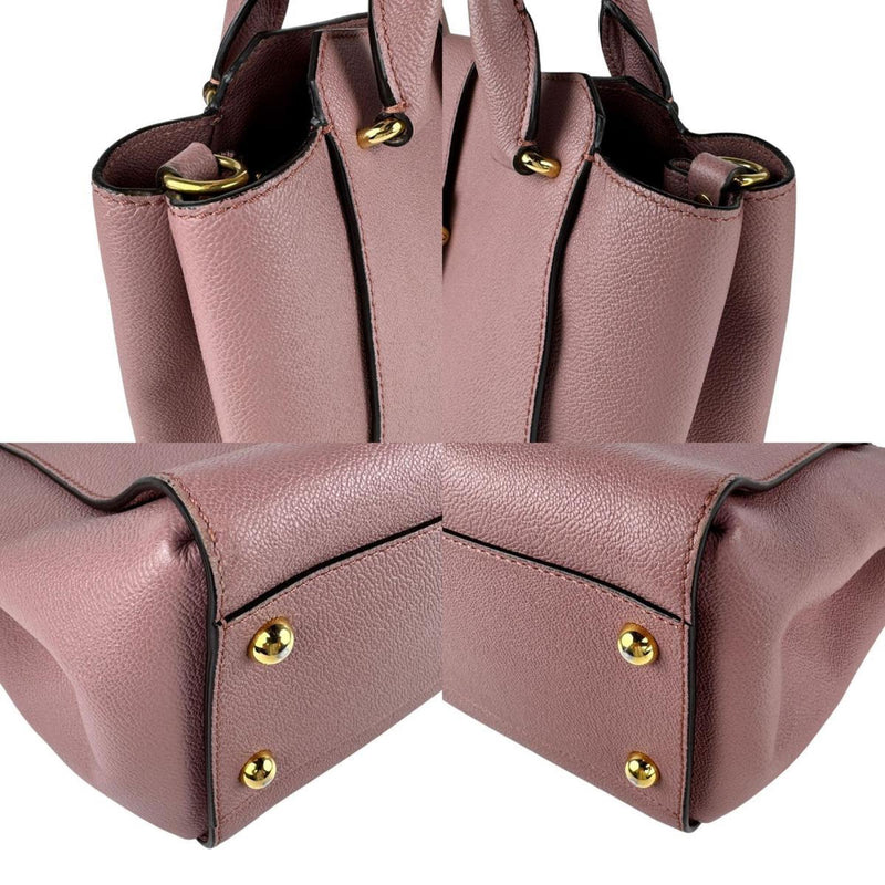 Buckle Tote Leather Medium