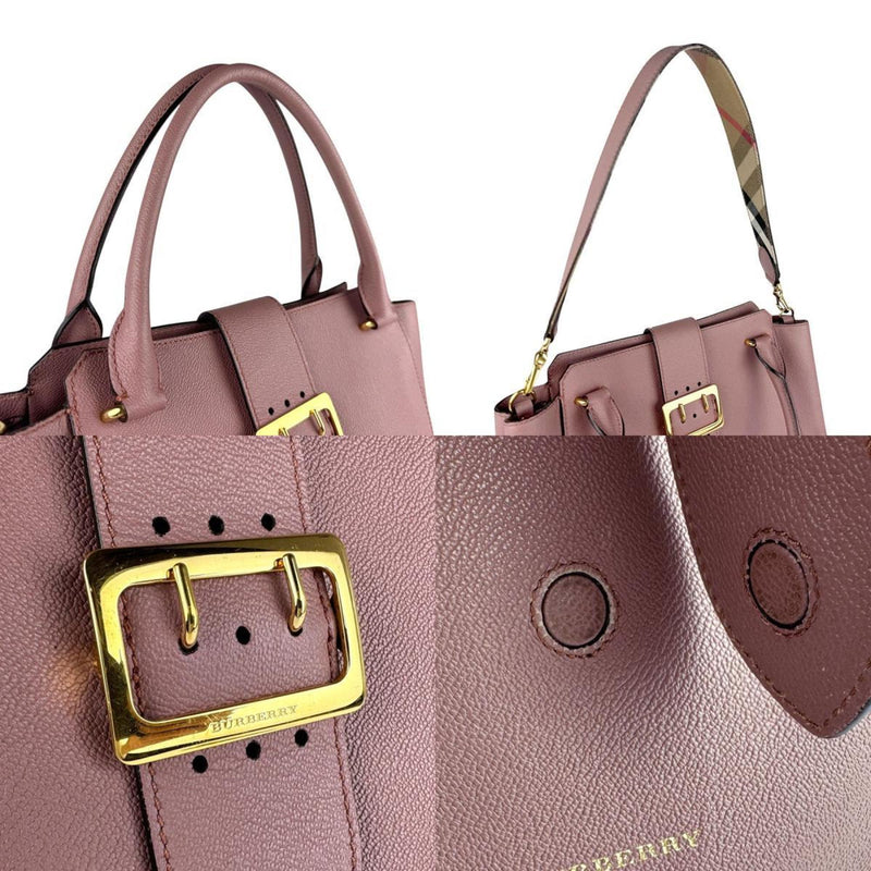 Buckle Tote Leather Medium