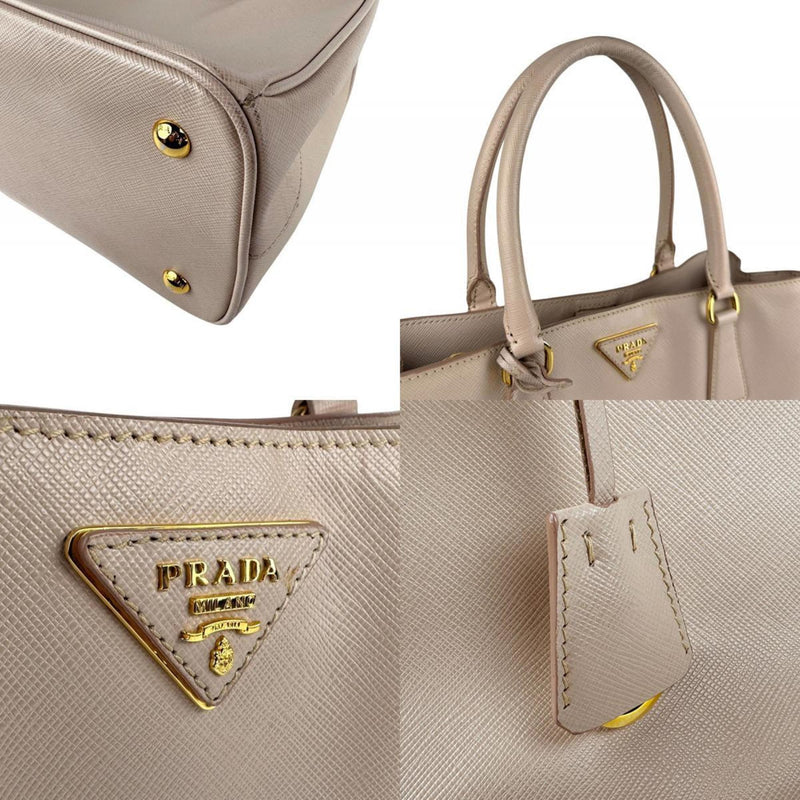Lux Open Tote Saffiano Leather Medium
