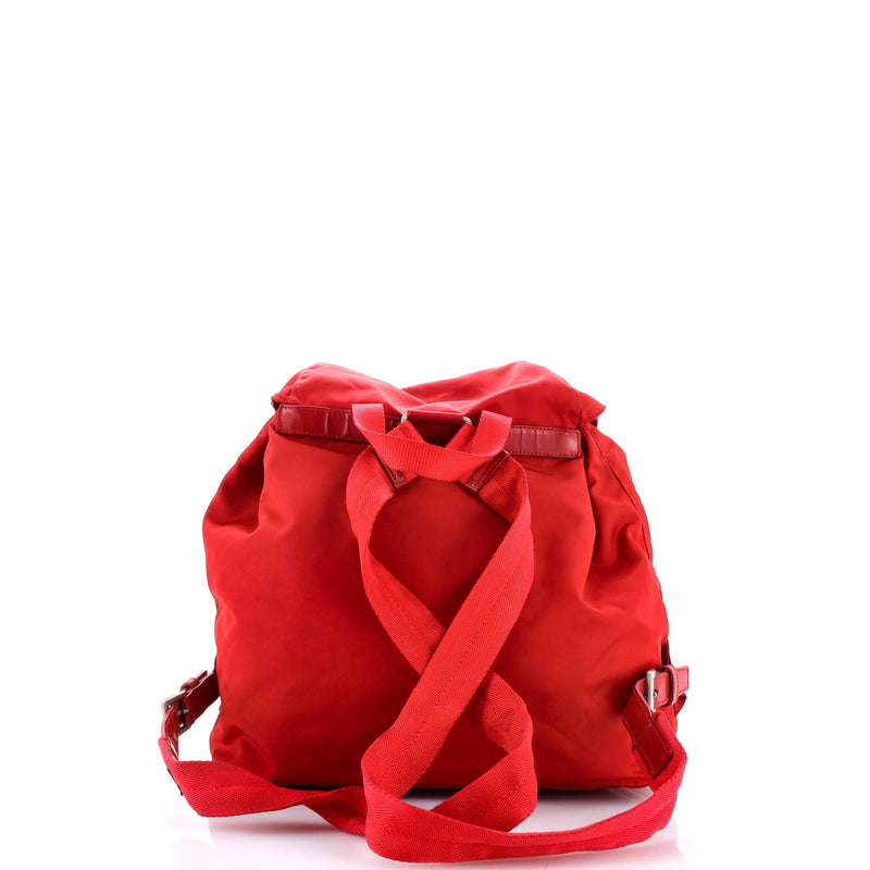 Double Front Pocket Backpack Tessuto