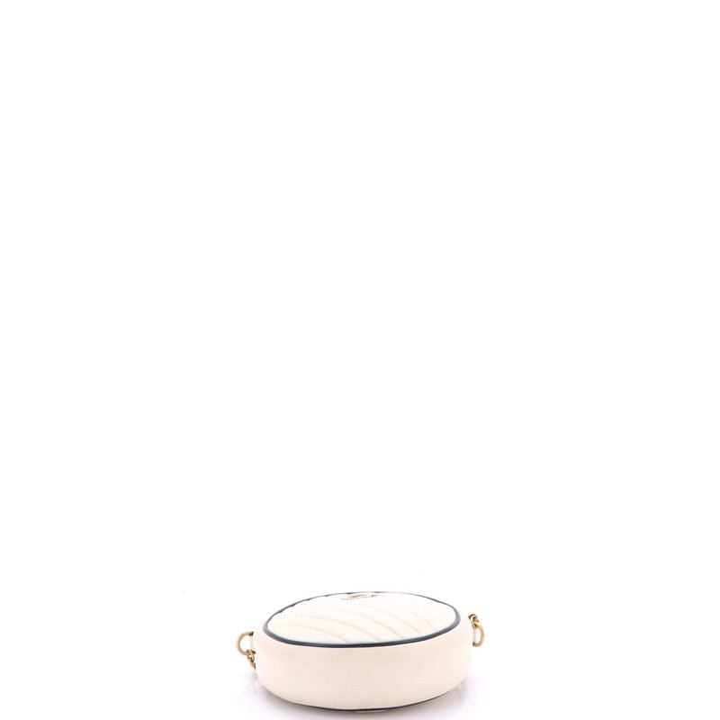 Gg Marmont Round Shoulder Bag Diagonal