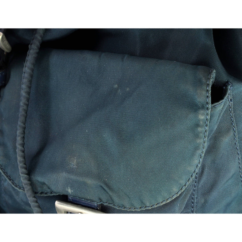 Double Front Pocket Backpack Tessuto