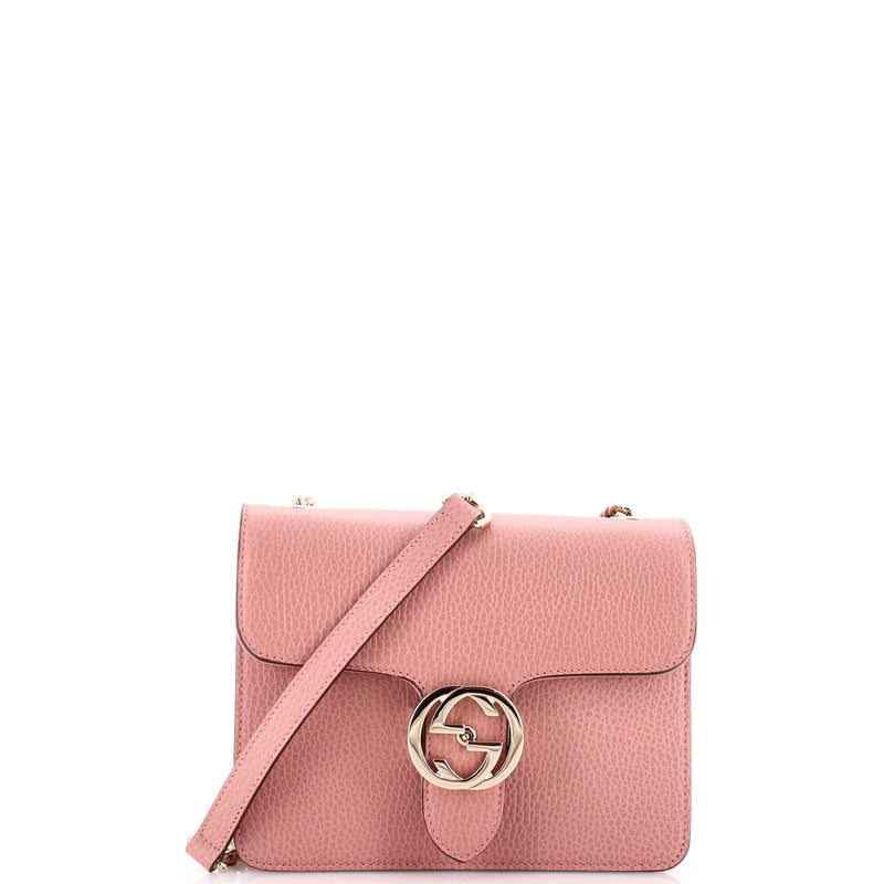 Interlocking Shoulder Bag Leather Small