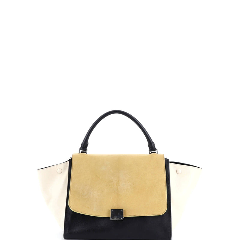 Tricolor Trapeze Bag Leather Medium